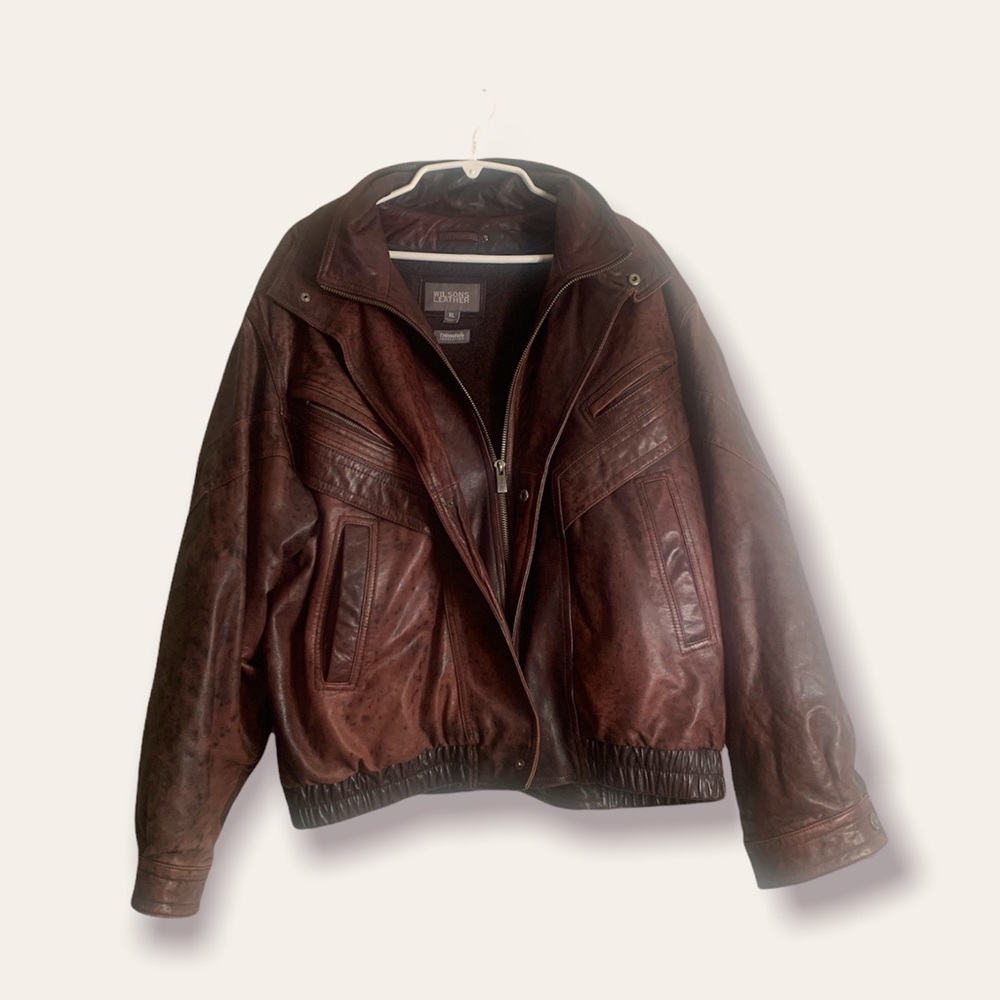 Wilson Leather Mens XL Coat